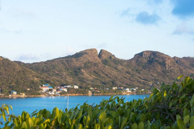 Panoramica de Isla de San Andres, Archipielago de ...