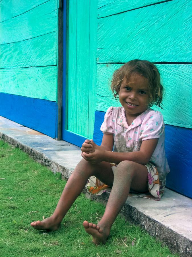 Niña en San Francisco de Asis, Choco, colombia