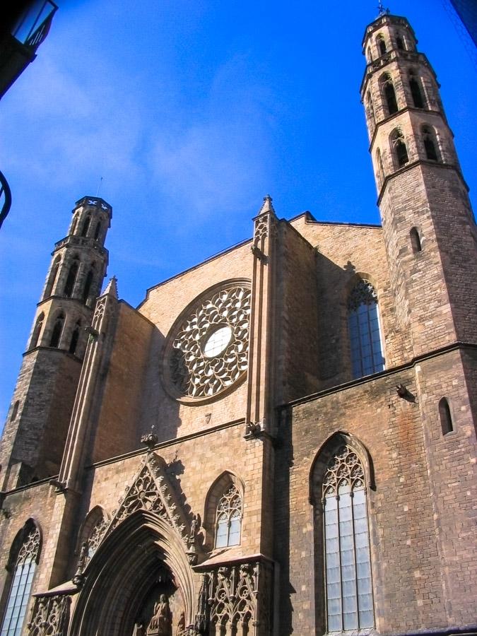 Iglesia de Santa María del Mar, Barcelona, Españ...