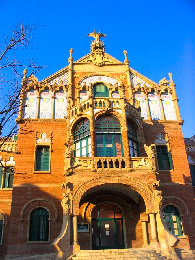 Pabellon de cirugia del Hospital de la Santa Creu ...