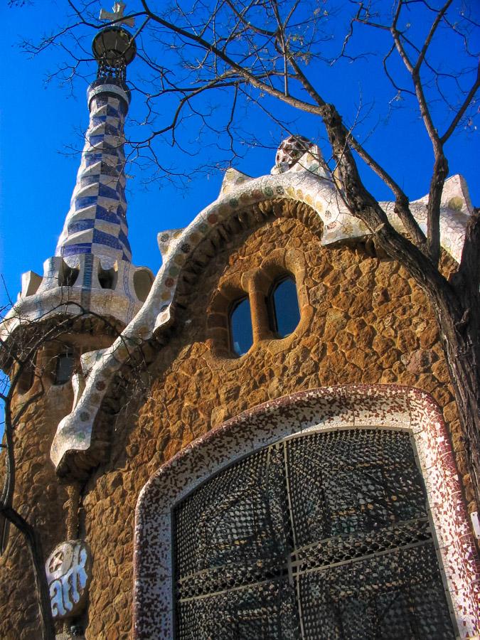 Entrada a la Casa Guell, Barcelona, España