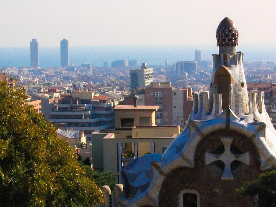 Panoramica de Barcelona, España