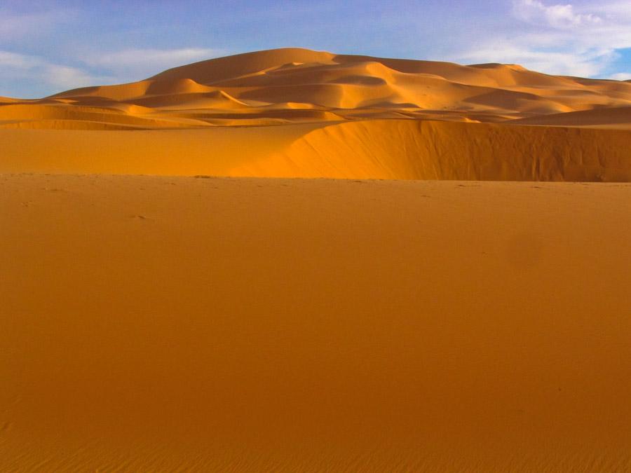 Dunas en el desierto