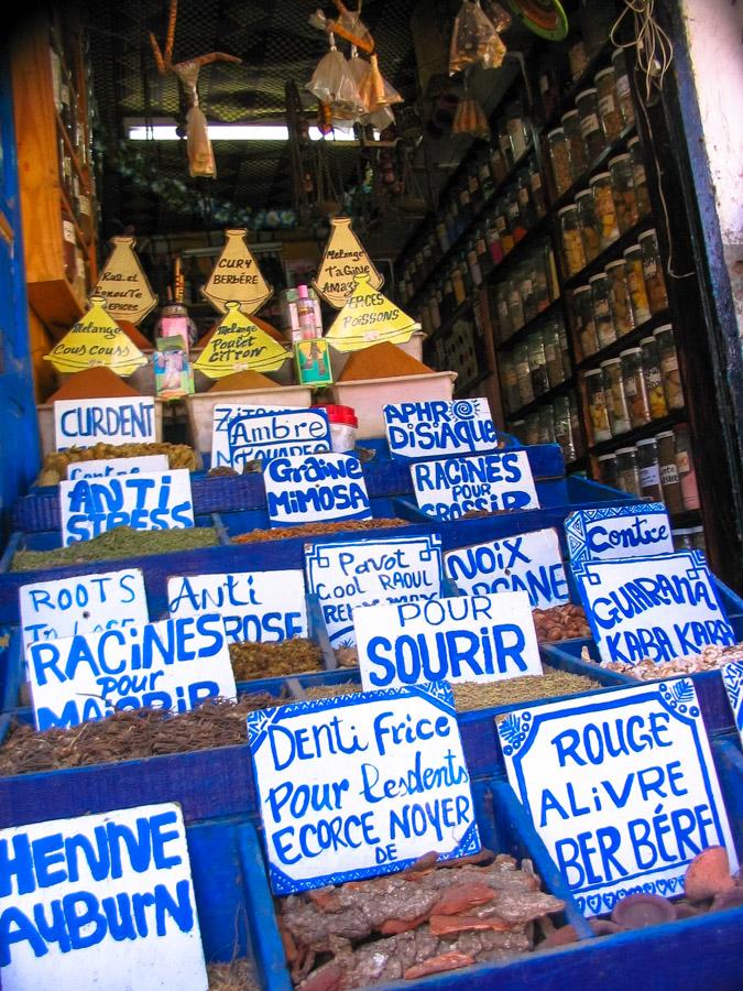 Mercado en Marruecos