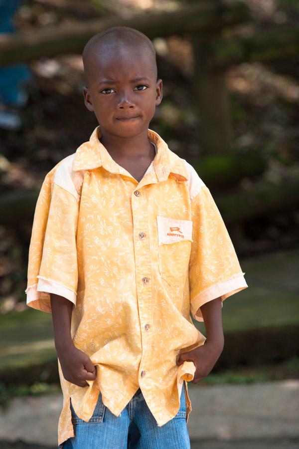 Niño afrocolombiano 