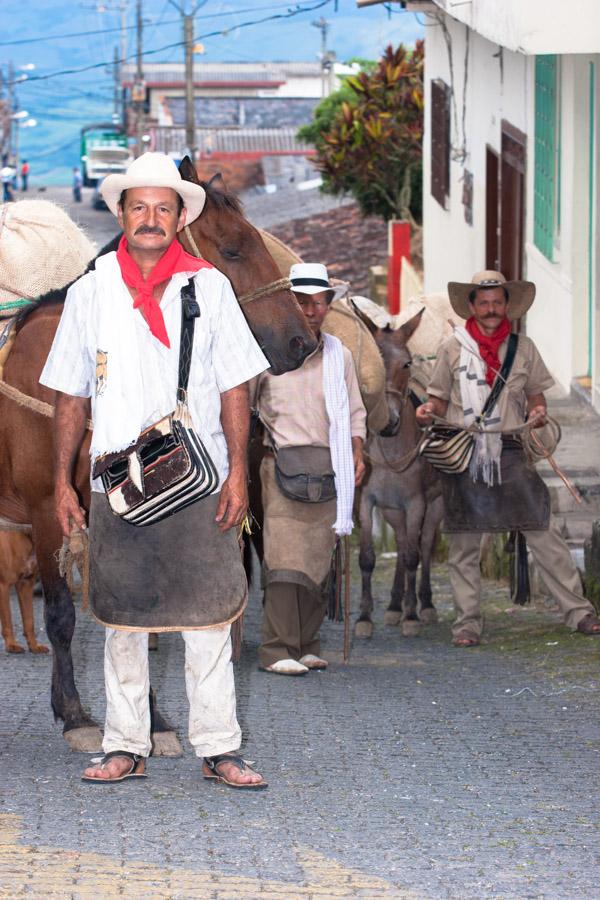 Arrieros en Tamesis, Antioquia, Colombia