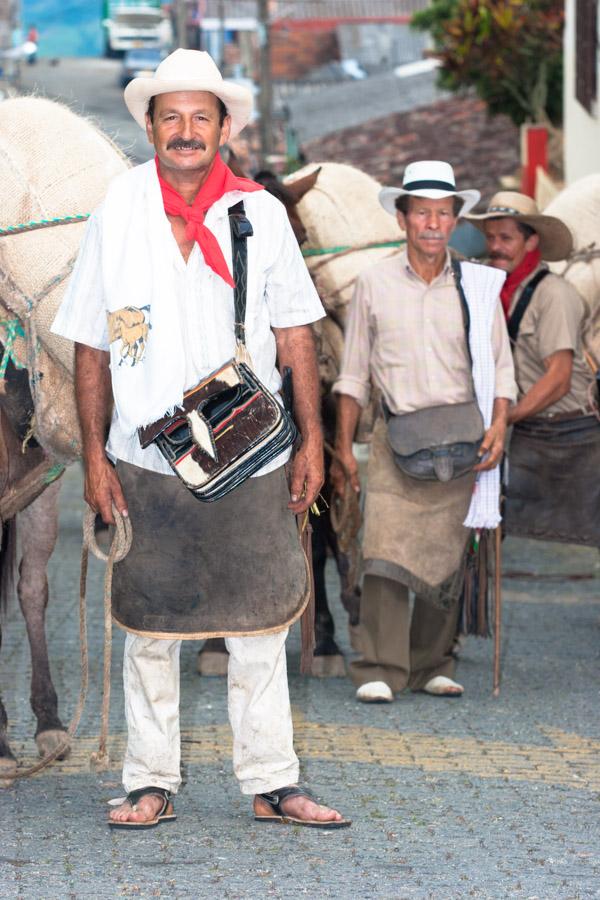 Arrieros en Tamesis, Antioquia, Colombia