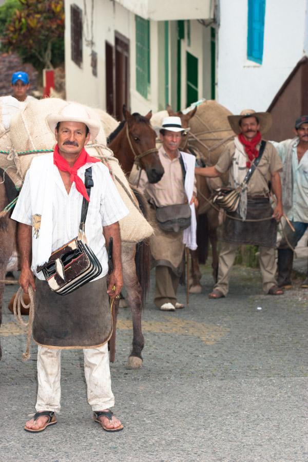 Arrieros en Tamesis, Antioquia, Colombia