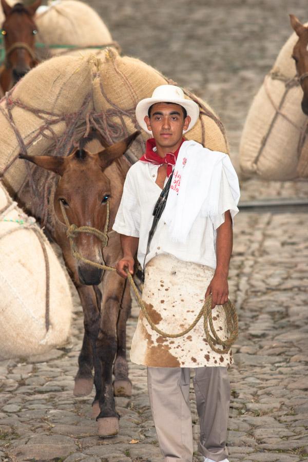 Arrieros en Tamesis, Antioquia, Colombia