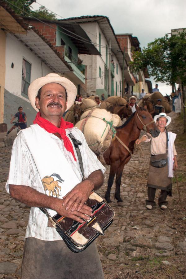 Arrieros en Tamesis, Antioquia, Colombia