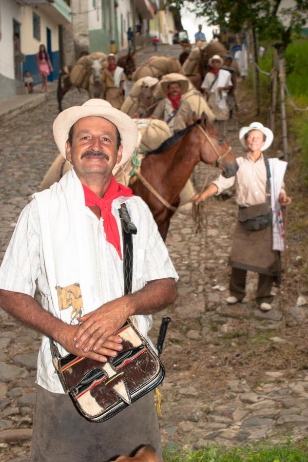 Arrieros en Tamesis, Antioquia, Colombia