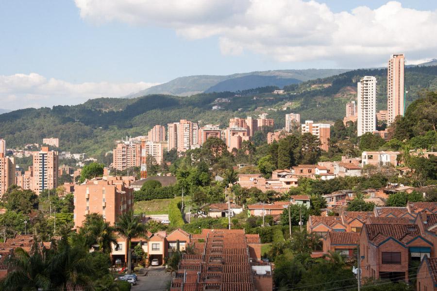 Panoramica de El Poblado, Medellin, Colombia