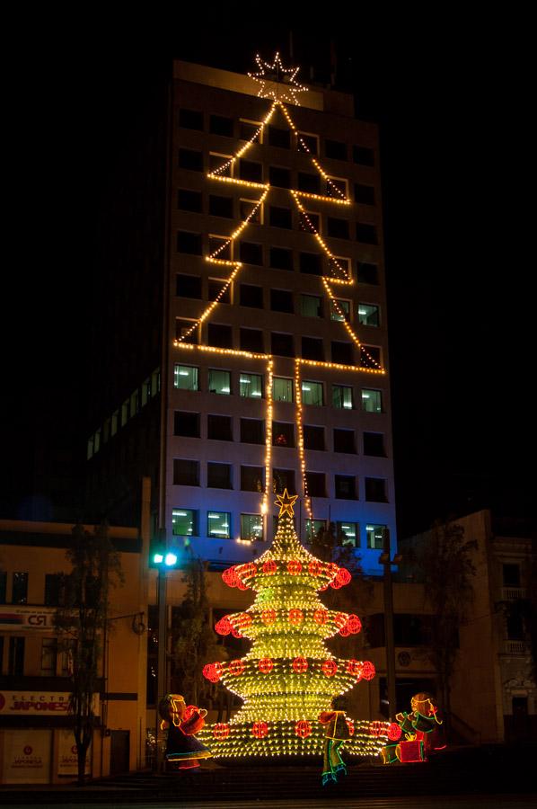 Alumbrados navideños en Manizales, Caldas, Colomb...