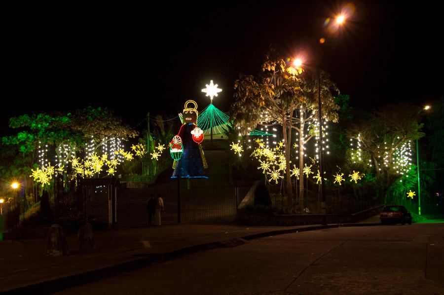 Alumbrados navideños en Manizales, Caldas, Colomb...