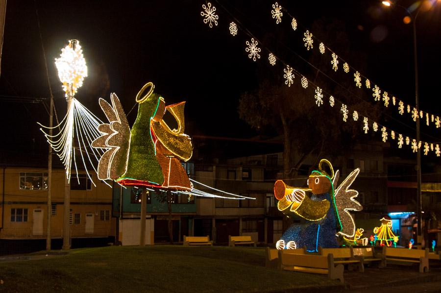 Alumbrados navideños en Manizales, Caldas, Colomb...