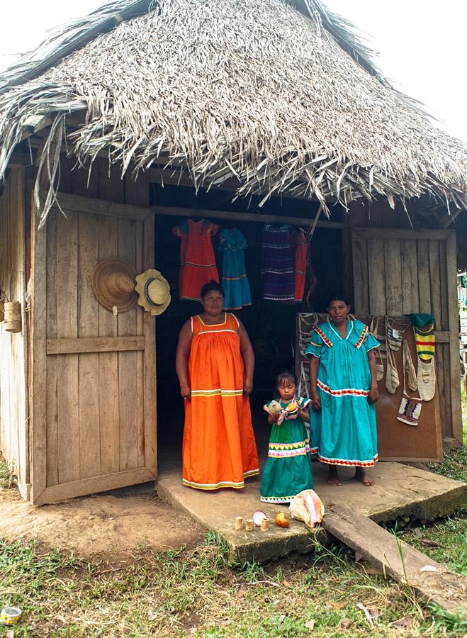 Rancho Indigena en Bocas del Toro, Panama