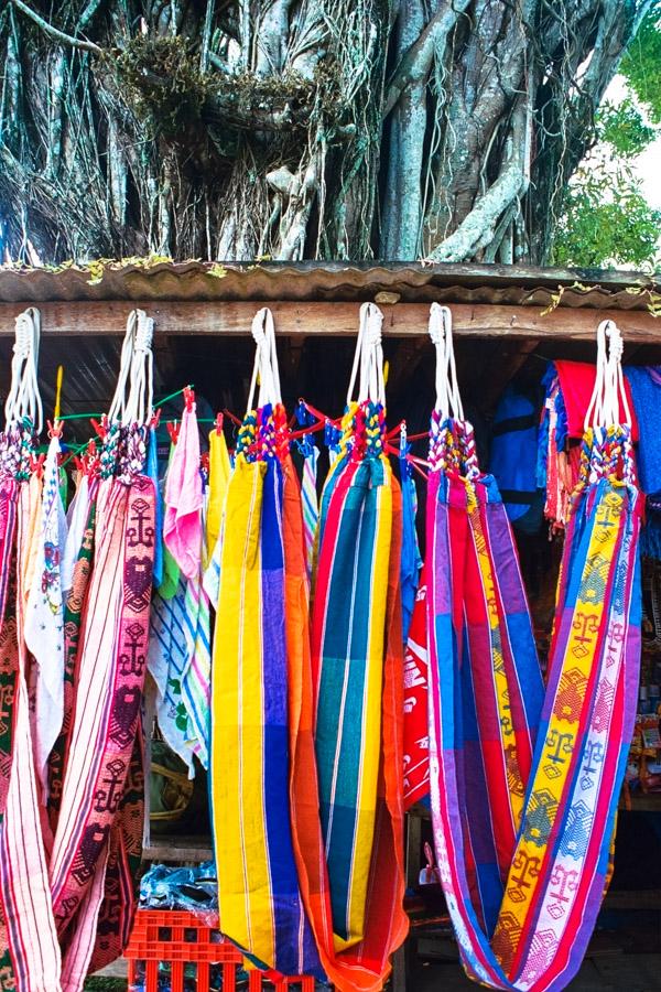 Hamacas coloridas en Bocas del Toro, Panama