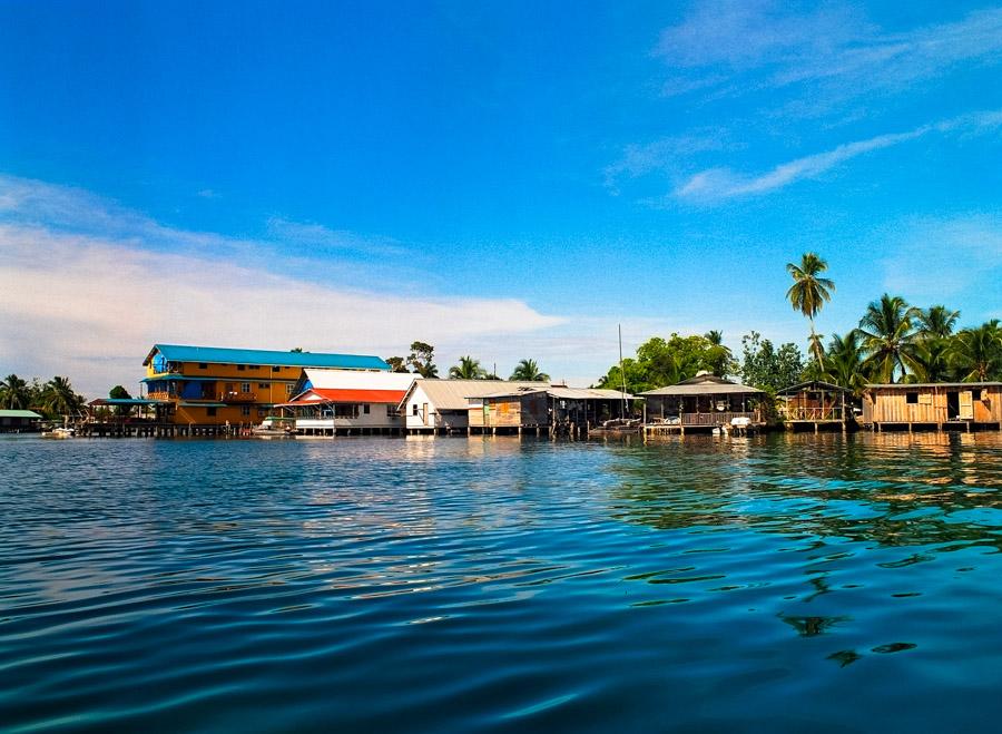 Palafitos en Bocas del Toro, Panama