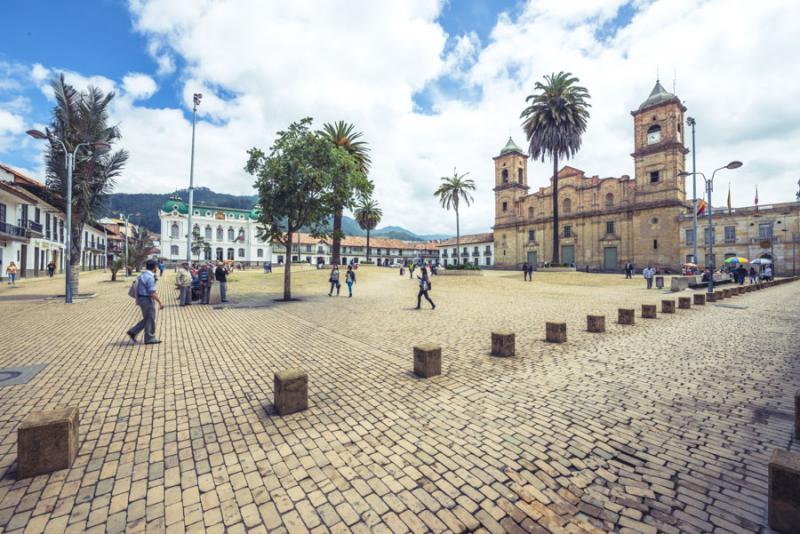 Plaza Principal de Zipaquira, Zipaquira, Cundinama...