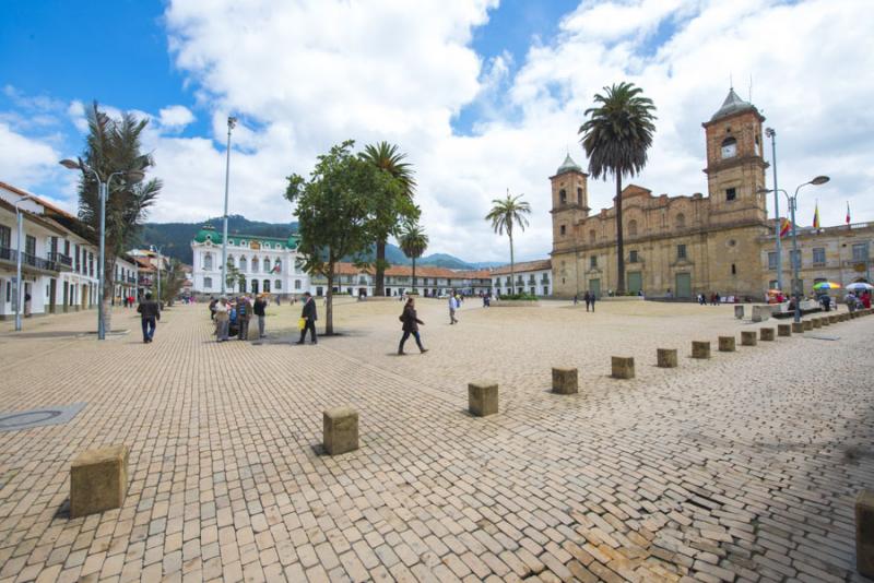 Plaza Principal de Zipaquira, Zipaquira, Cundinama...