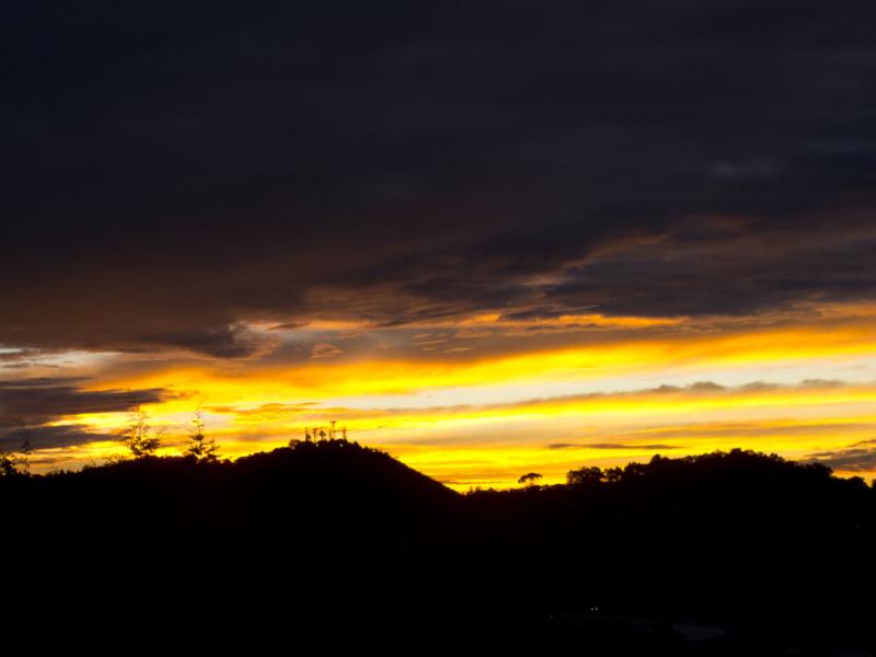 Atardecer Santa Elena, Antioquia, Colombia