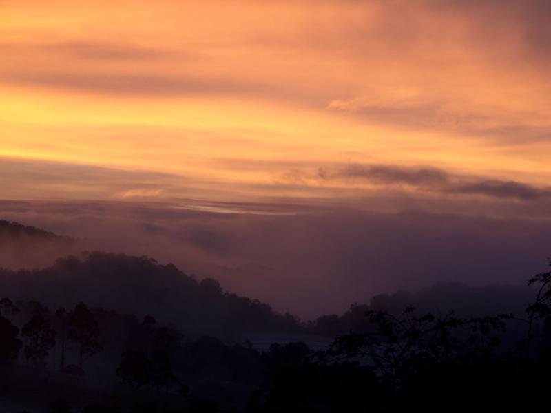 Atardecer Santa Elena, Antioquia, Colombia