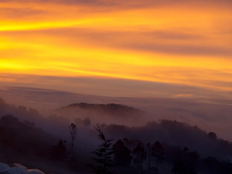 Atardecer Santa Elena, Antioquia, Colombia