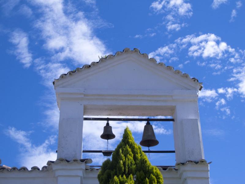 Campanario de la iglesia de el Retiro, Antioquia, ...