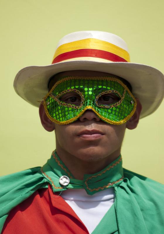 Hombre Disfrazado, Carnaval de Riosucio, Riosucio,...