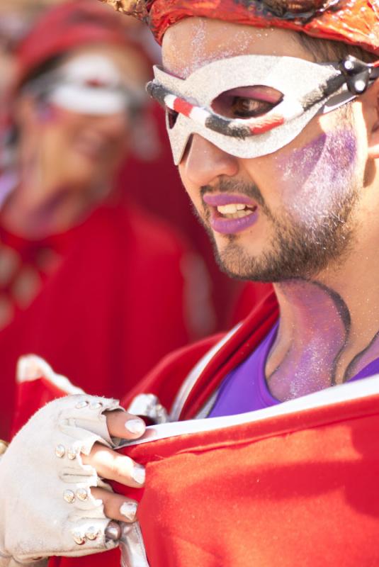 Hombre Disfrazado, Carnaval de Riosucio, Riosucio,...