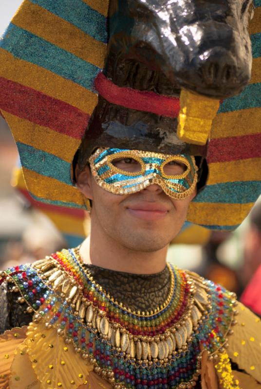 Hombre Disfrazado, Carnaval de Riosucio, Riosucio,...