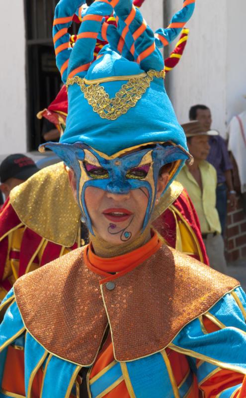 Mujer Disfrazada, Carnaval de Riosucio, Riosucio, ...