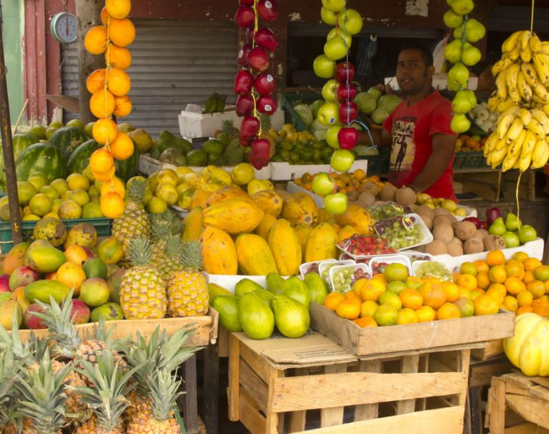 Puesto de Frutas, Tolu, Santiago de Tolu, Golfo de...