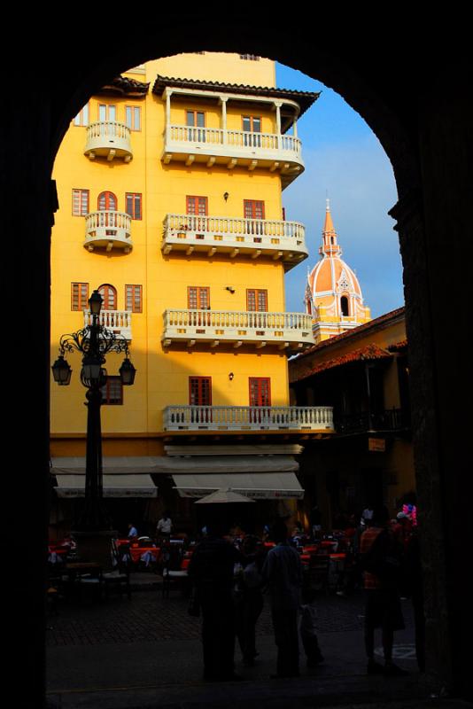 Plaza Santo Domingo, Cartagena, Bolivar, Colombia