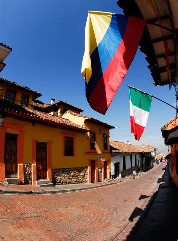 Viviendas en el Barrio La Candelaria, Bogota, Cund...