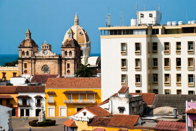 Plaza de la Aduana, Cartagena, Ciudad Amurallada, ...