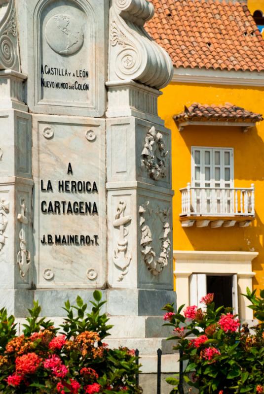 Monumento a Cristobal Colon, Cartagena, Ciudada Am...