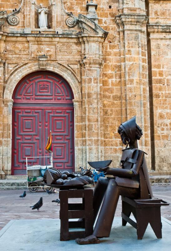 Plaza San Pedro Claver, Cartagena, Ciudad Amuralla...