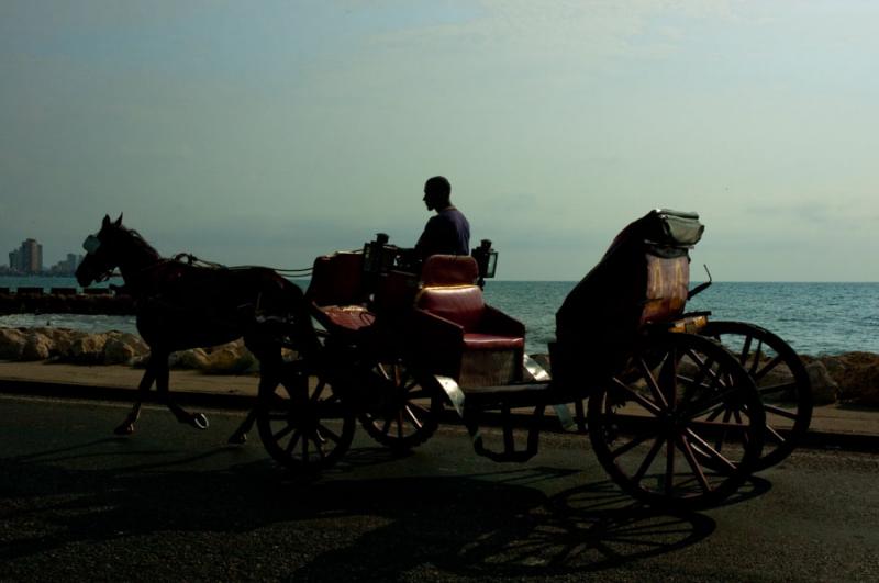 Paseo en Coche, Cartagena, Bolivar, Colombia