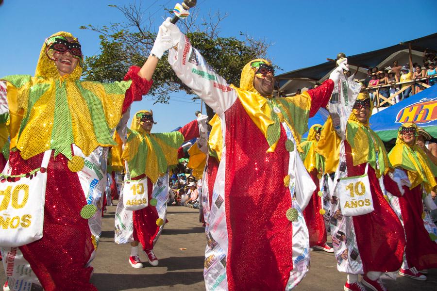 Comparsa en la Batalla de Flores, Carnaval de Barr...