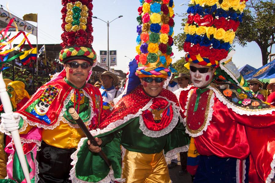 Hombres Disfrazados de Congos en el Carnaval de Ba...