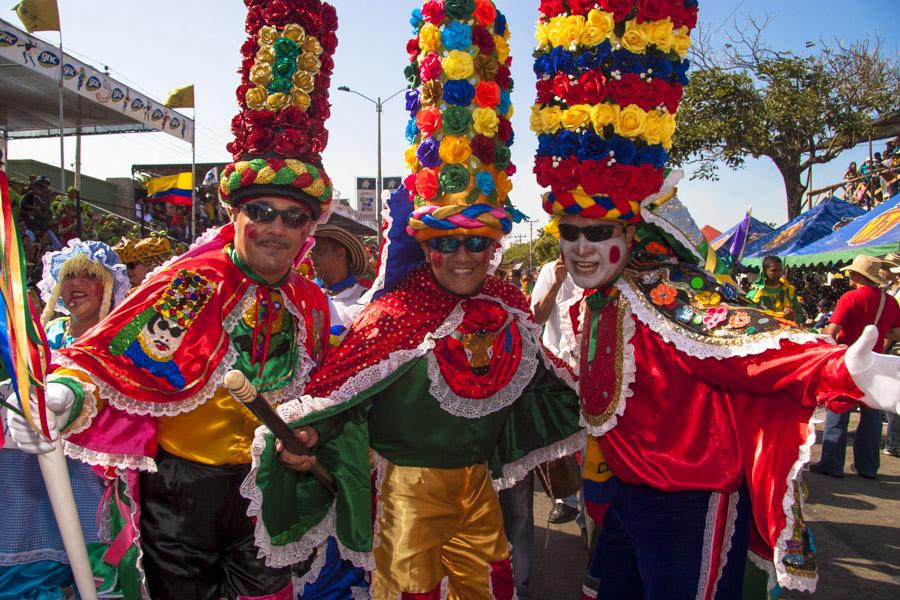 Hombres Disfrazados de Congos en el Carnaval de Ba...