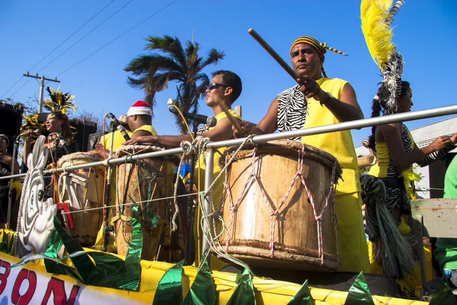 Chirinia en una Carroza, Batalla de Flores, Carnav...