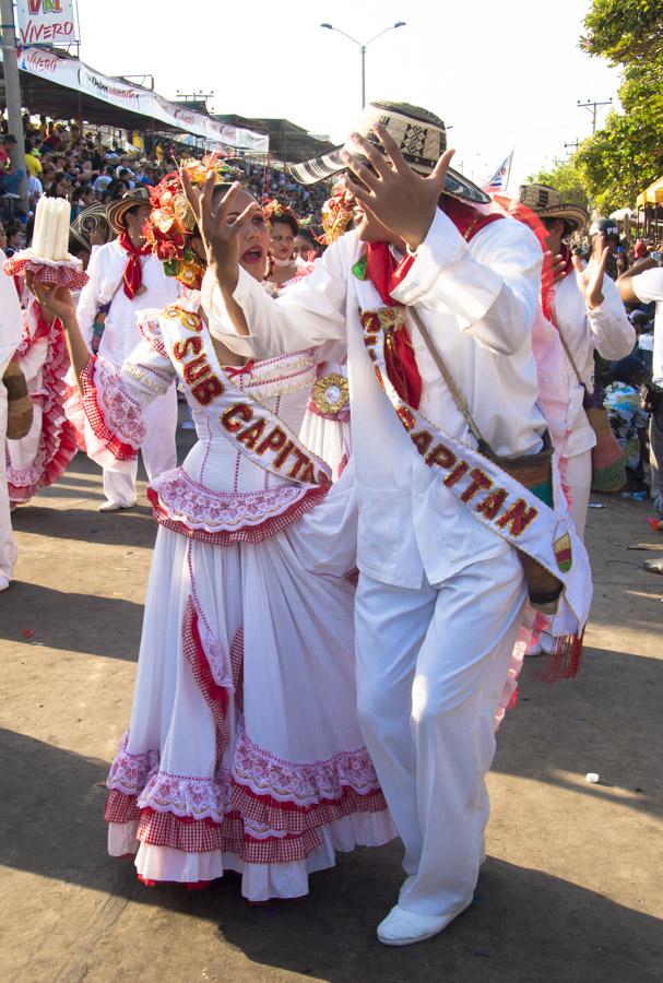 Pareja Bailando Cumbia en la Batalla de Flores, Ca...