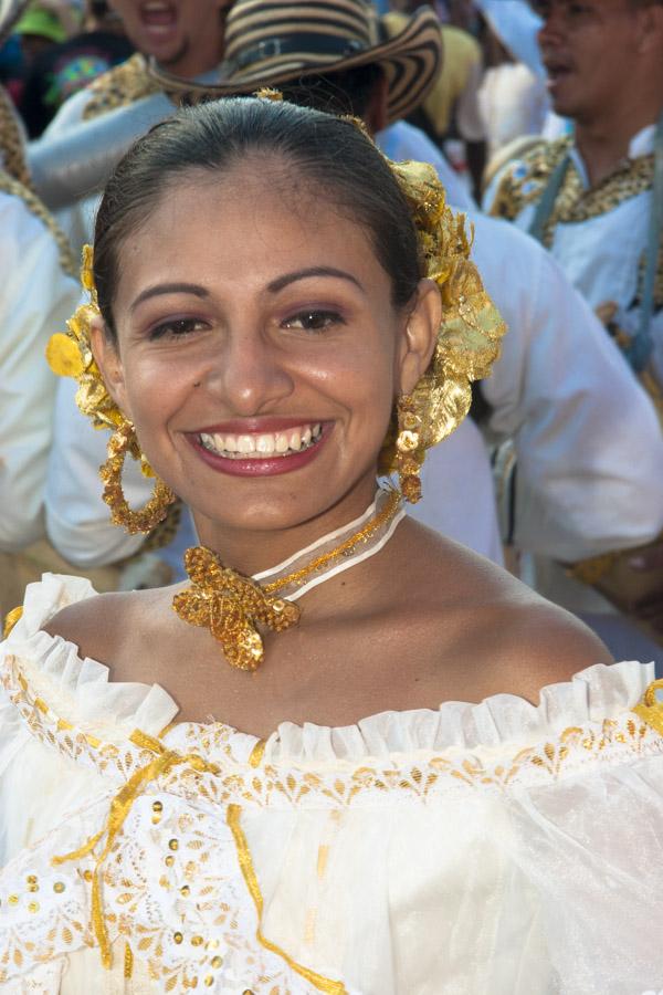 Rostro de una Mujer en la Batalla de Flores, Carna...