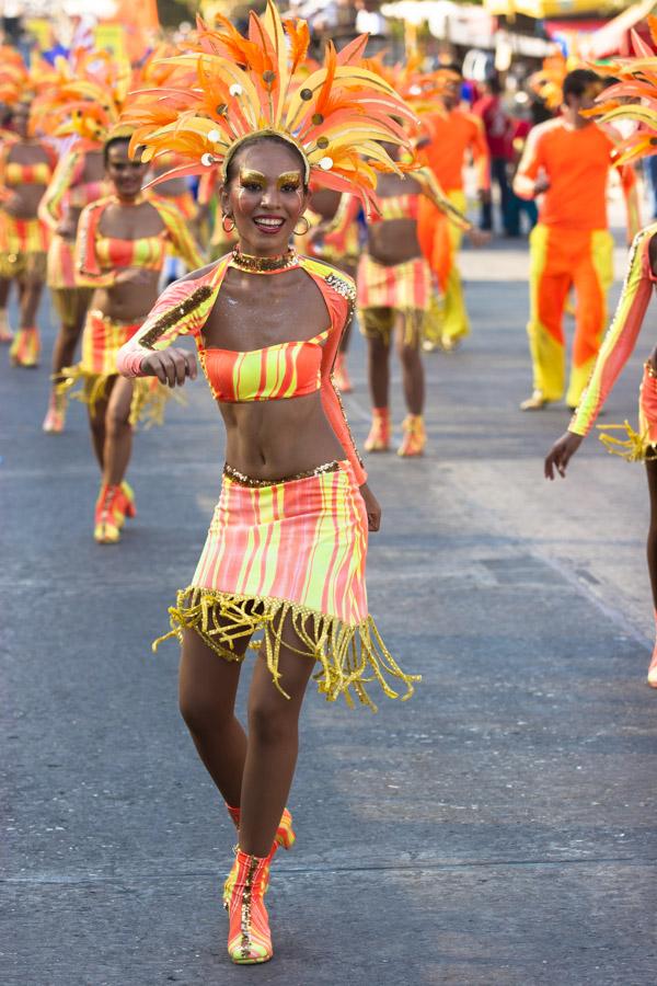 Mujer Bailando en el Desfile de Fantasia, Carnaval...