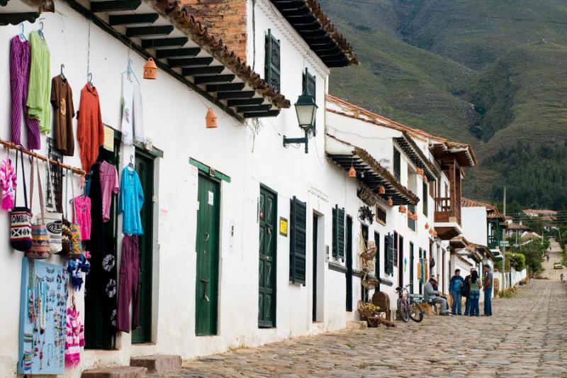 Casas Colonial EspaÃ±olas, Villa de Leyva, Boyac...