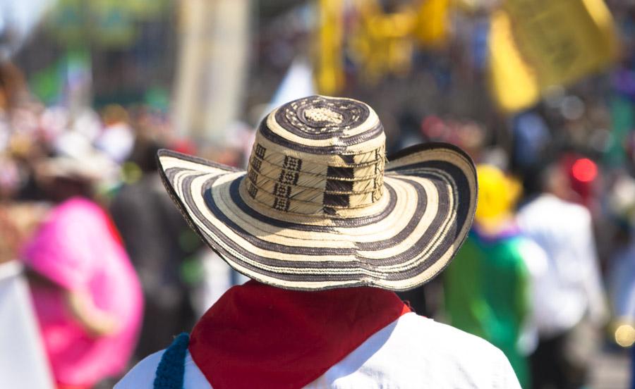 Hombre Con Sombrero Vueltiao, Gran Parada, Carnava...