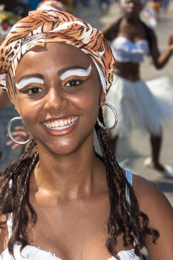 Mujer en la Gran Parada, Carnaval de Barranquilla,...