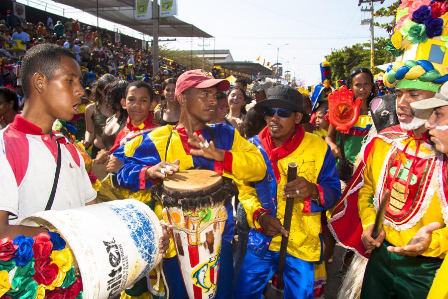 Comparas en la Gran Parada, Carnaval de Barranquil...